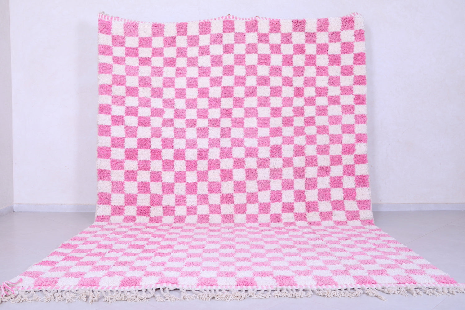 Checkered Wool Rug