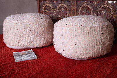 Filling a Moroccan Pouf