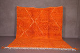 Berber area rug - Custom area rug - Orange Moroccan rug