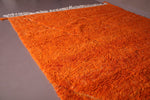 Berber area rug - Custom area rug - Orange Moroccan rug