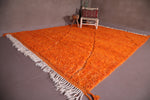 Berber area rug - Custom area rug - Orange Moroccan rug