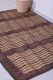 Vintage handmade tuareg rug 4.1 X 5.9 Feet