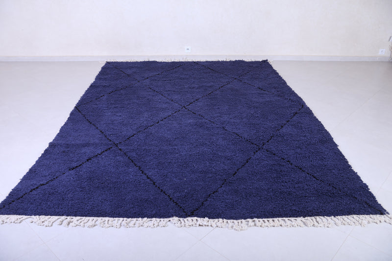 Moroccan rug Blue - Handmade berber rug - Morocco rug