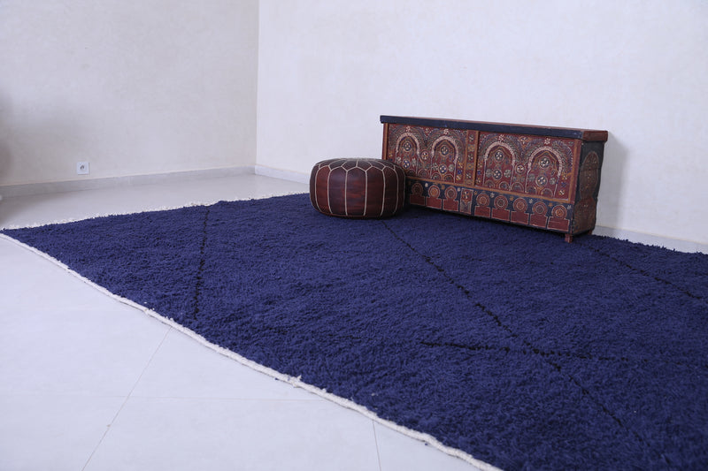 Moroccan rug Blue - Handmade berber rug - Morocco rug