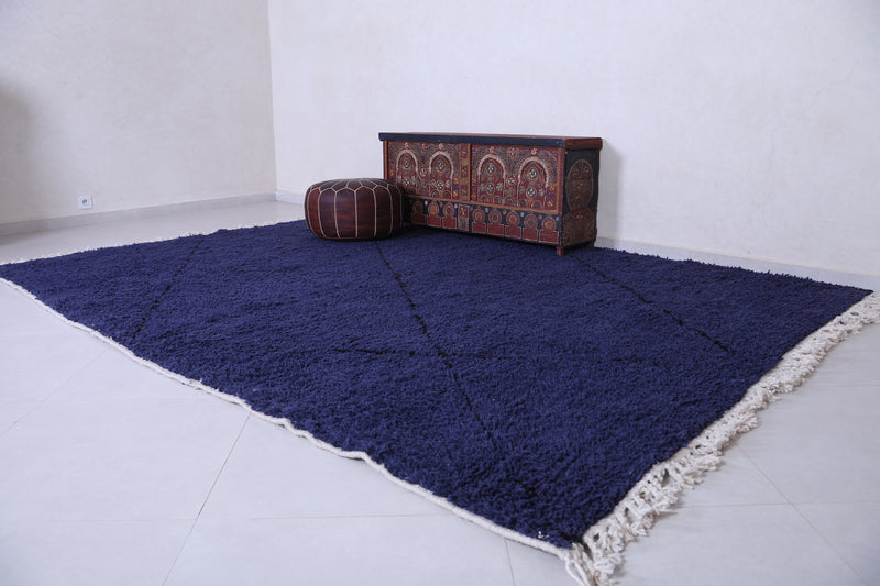 Moroccan rug Blue - Handmade berber rug - Morocco rug