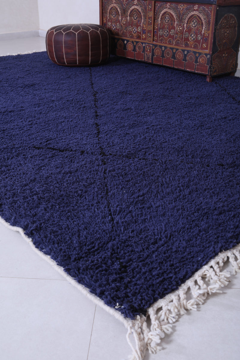 Moroccan rug Blue - Handmade berber rug - Morocco rug