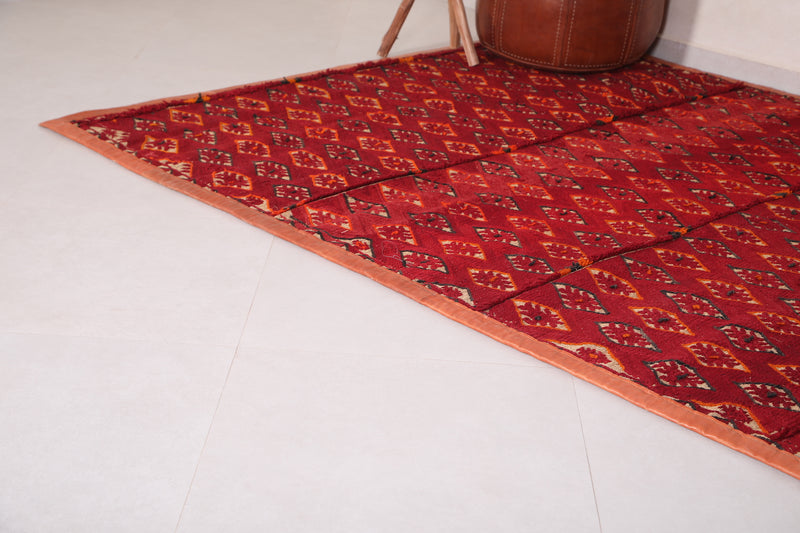 Morrocan Hassira mat, 6.6 FT X 9.2 FT