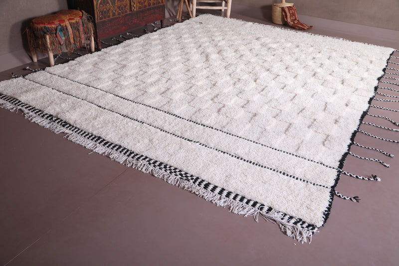 Moroccan Beni ourain rug - Wool Berber Carpet - Custom Rug - custom moroccan rugs