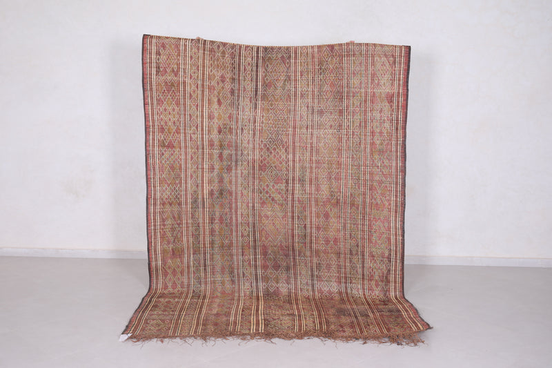 Handwoven Tuareg rug 6.4 X 9 Feet