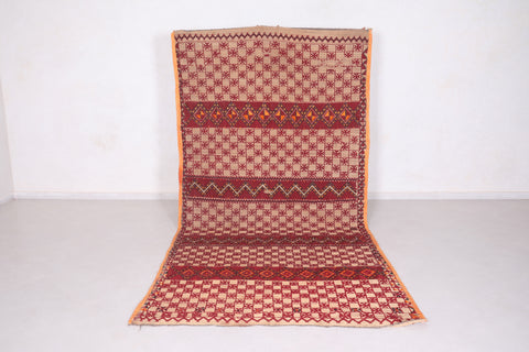 Morrocan Hassira mat, 5.5 FT X 11.3 FT