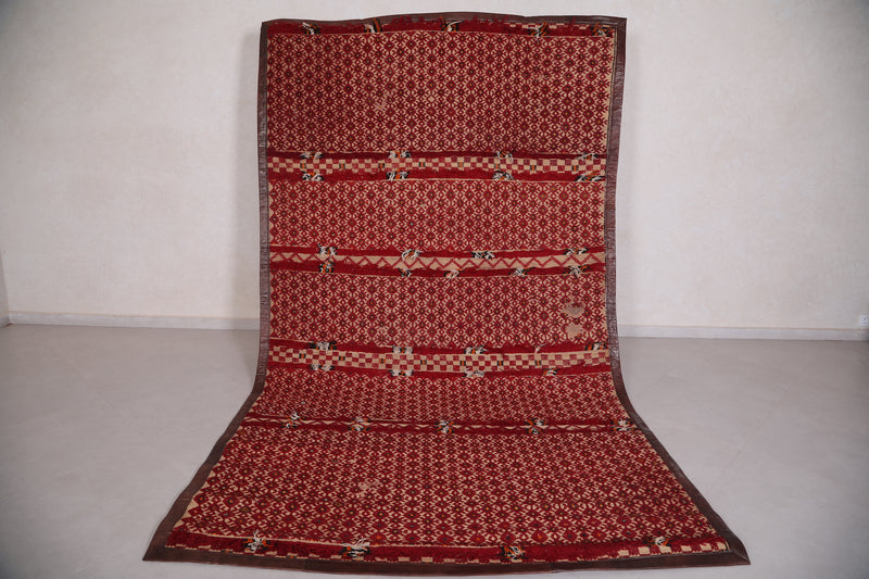 Morrocan Hassira mat, 6.2 FT X 10.7 FT