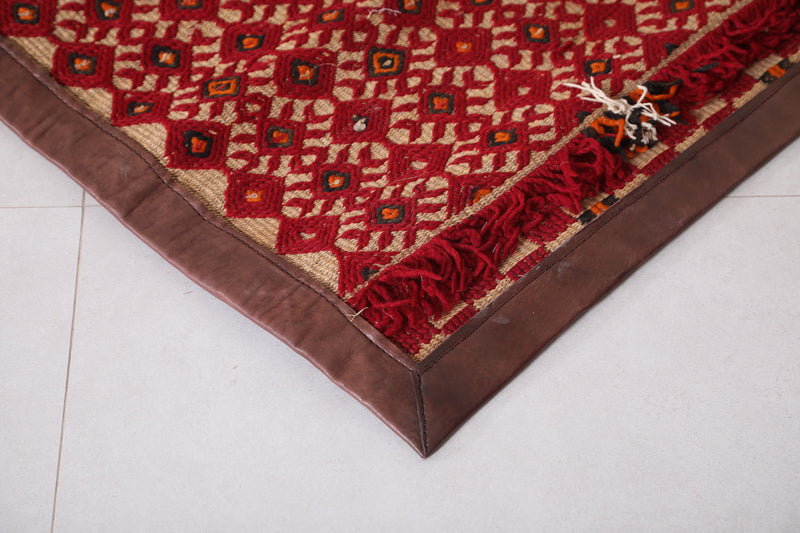 Morrocan Hassira mat, 6.2 FT X 10.7 FT