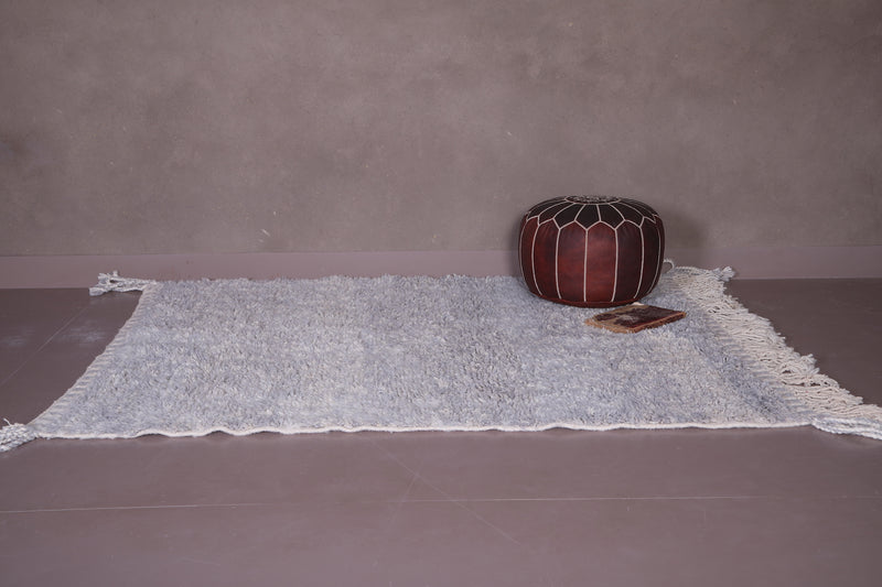 Grey Moroccan rug - Azilal rug - Wool carpet - custom moroccan rugs