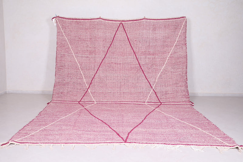 Custom Moroccan pink rug - Azilal Berber area carpet