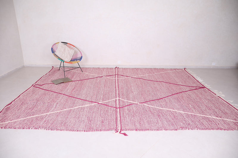 Custom Moroccan pink rug - Azilal Berber area carpet