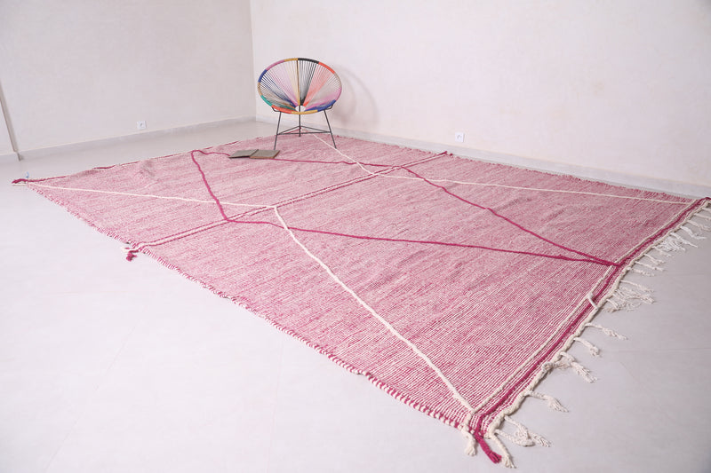 Custom Moroccan pink rug - Azilal Berber area carpet