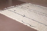 Custom Moroccan Berber rug - Beni Wool rug