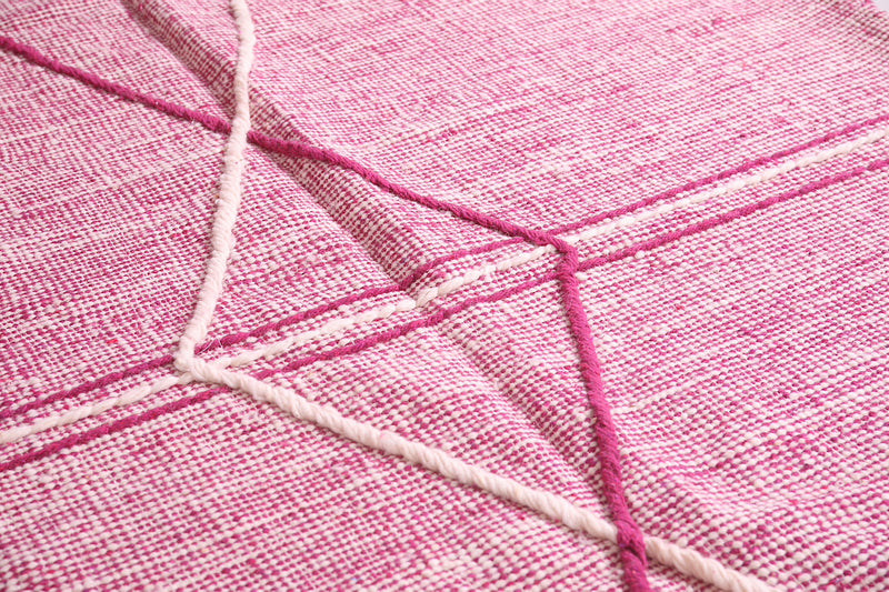 Custom Moroccan pink rug - Azilal Berber area carpet