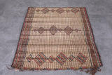 Vintage handmade tuareg rug 3.5 X 4.4 Feet