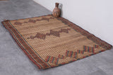 Vintage handmade tuareg rug 3.5 X 4.4 Feet