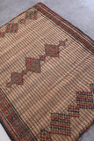 Vintage handmade tuareg rug 3.5 X 4.4 Feet