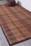 Vintage handmade tuareg rug 5 X 10.8 Feet