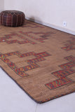 Vintage Tuareg rug 5.7 X 10.6 Feet