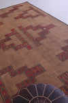 Vintage Tuareg rug 5.7 X 10.6 Feet