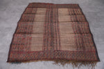 Vintage handmade tuareg rug 5 X 5.3 Feet