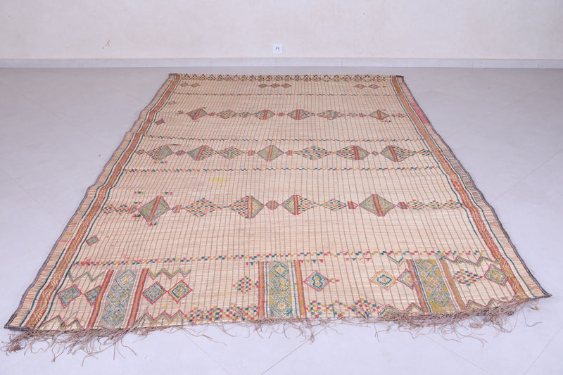 Vintage Tuareg rug 6.6 X 9.7 Feet