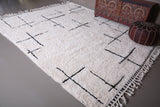 Custom striped Moroccan rug - Handmade Berber rug - Wool rug