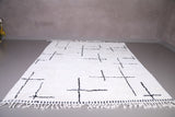 Custom striped Moroccan rug - Handmade Berber rug - Wool rug