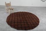 Round Moroccan wool 5.1 Feet - round rug