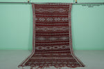 Vintage Moroccan Kilim 5.5 FT X 10.2 FT