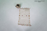 Moroccan handwoven berber kilim 1.9 FT X 2.9 FT