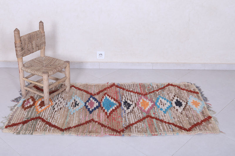 Handmade Moroccan Berber Rug - 2.7 x 5.7 Feet