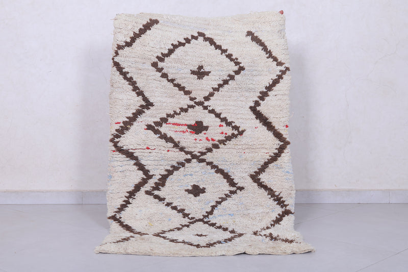 Moroccan berber rug 2.5 X 4.8 Feet - Boucherouite Rugs