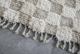 Hand-knotted Moroccan rug - Custom Rug - wool rug