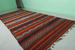 Large Handwoven kilim 6ft x 13.4ft