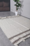 Vintage moroccan berber handwoven kilim 6.2 FT X 7.5 FT