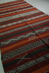 Large Handwoven kilim 6ft x 13.4ft