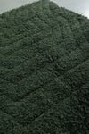 Moroccan Berber Rug - Handwoven 4.9 x 8 Feet | Luxurious Green Wool