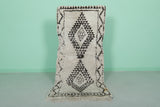 Moroccan berber rug 2.5 X 5.8 Feet - Boucherouite Rugs