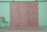 Pink Moroccan Rug - 8 x 9.9 Feet | Handwoven Elegance