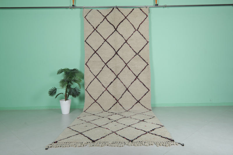 Moroccan Rug - 5.3x14.2 FT | Oversized Handwoven Berber Carpet