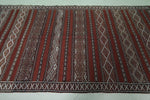 vintage handwoven kilim, 4.4 x 9.2 Feet Runner rug