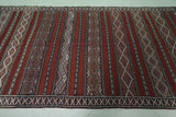 vintage handwoven kilim, 4.4 x 9.2 Feet Runner rug