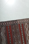 vintage handwoven kilim, 4.4 x 9.2 Feet Runner rug