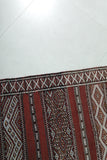 vintage handwoven kilim, 4.4 x 9.2 Feet Runner rug