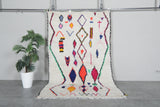 Colorful Moroccan berber rug 4.7 FT × 7.6 FT